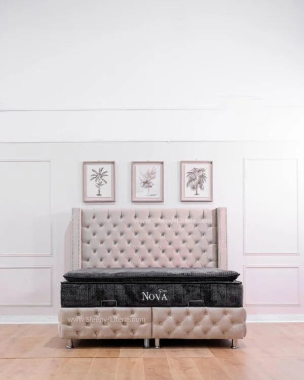 Pack Lit coffre Clouté Beige x Nova Black 32cm